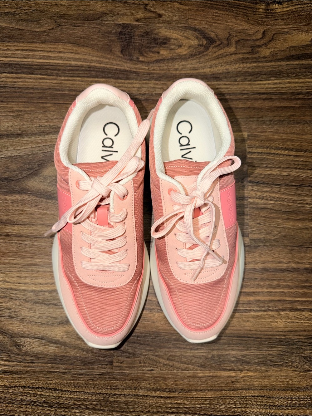 Calvin Klein Pink Two-Tone Women's Sneakers